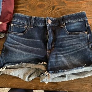 American eagle shorts high rise